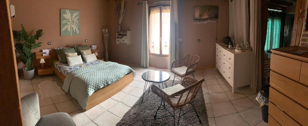 chambre avec sdb/wc privé, piscine près d'un lac Mesnil-Saint-Père Extérieur photo